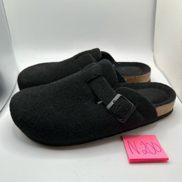 CUSHIONAIRE Womens Clog 8.5 BLACK - Picture 3 of 6